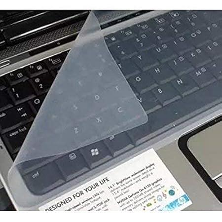 LS LAPSTER Quality Assured Universal Silicone 15.6" Keyboard Protector Skin|| Keyboard Dust Cover|| Keyboard Skin for 15.6" Laptop| 15.6" Keyguard| (3.93 x 11.81 x 0.39 inches)